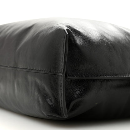 Lambskin Nappa Clutch Bag - Black