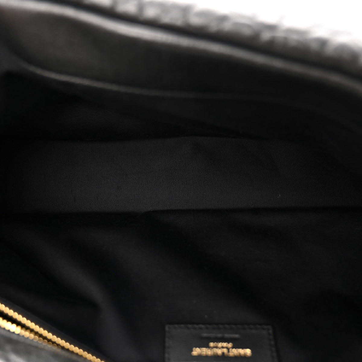 Large Lambskin Handbag - Black