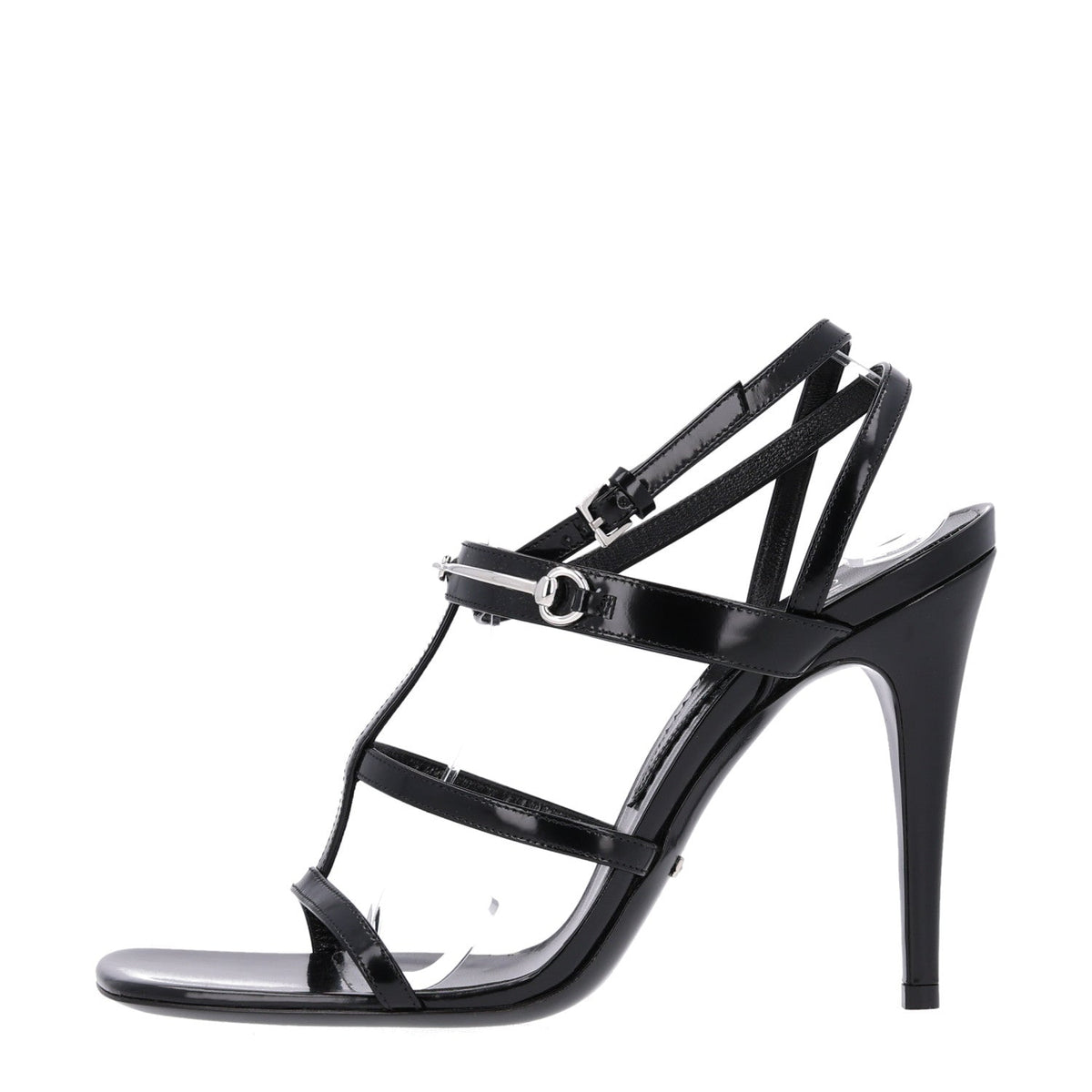 Nappa Regent Strappy Horsebit Sandals Black