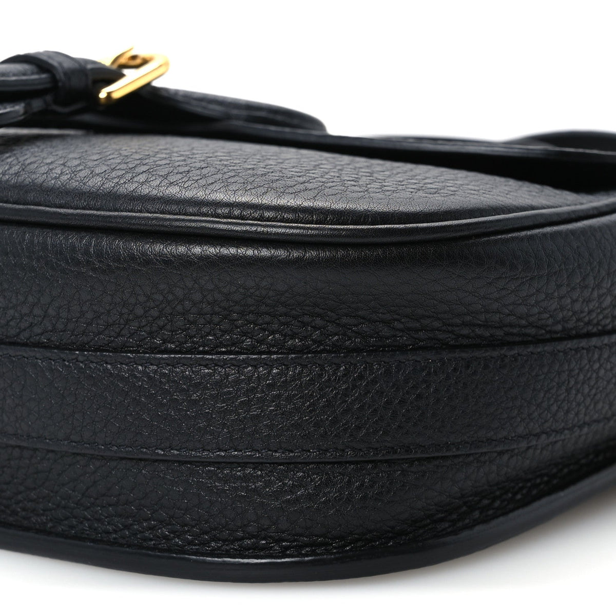 Medium Calfskin Flap Shoulder Bag - Black