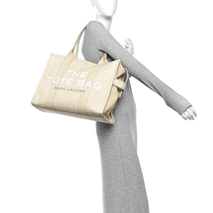 Large Canvas Tote Bag - Beige