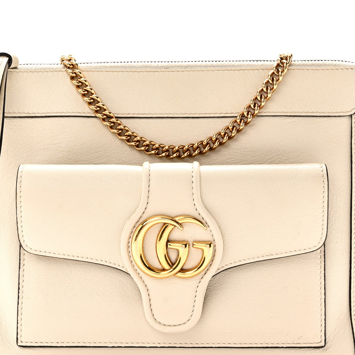 Calfskin Shoulder Bag - White