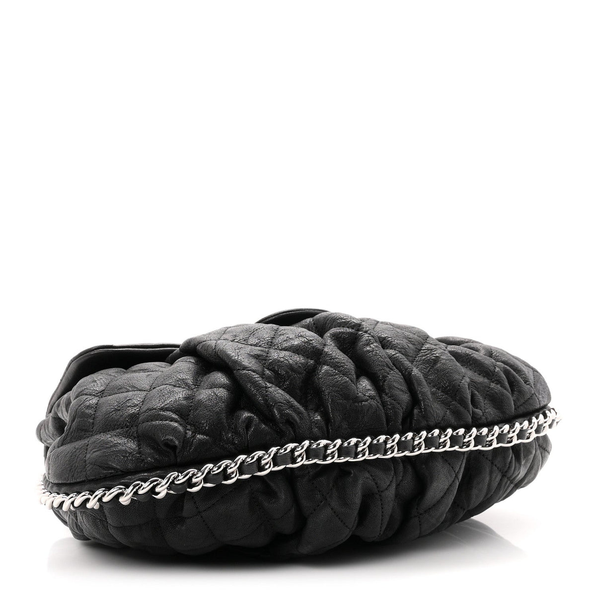 Medium Quilted Lambskin Handbag - Black