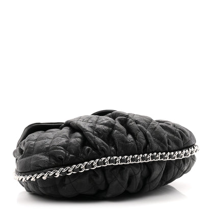 Medium Quilted Lambskin Handbag - Black