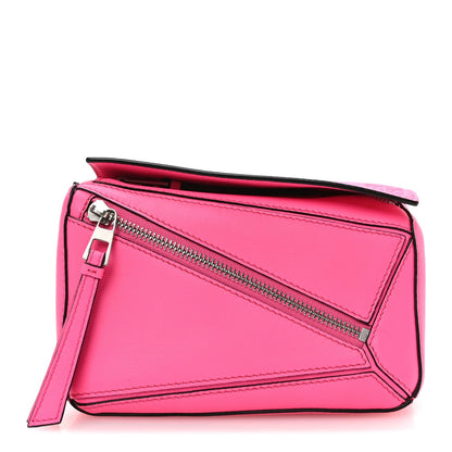 Mini Calfskin Handbag - Pink
