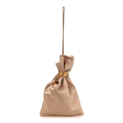 Satin Evening Pouch Nude Baby Nude Pouch