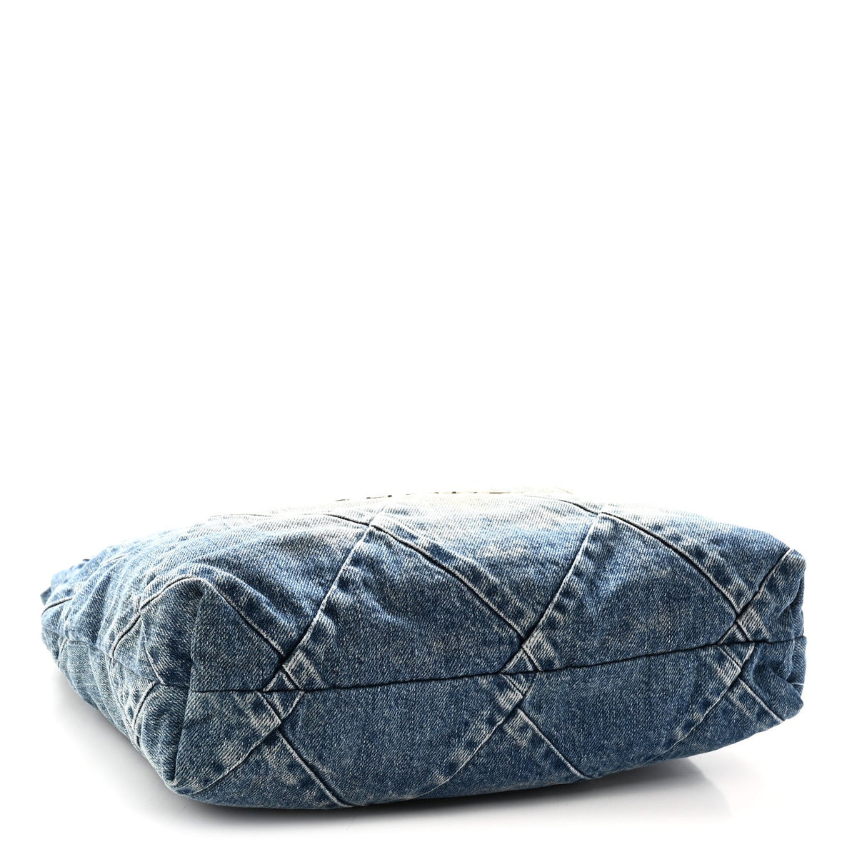 Small Quilted Handbag - Blue