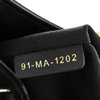 Large Calfskin Handbag - Black