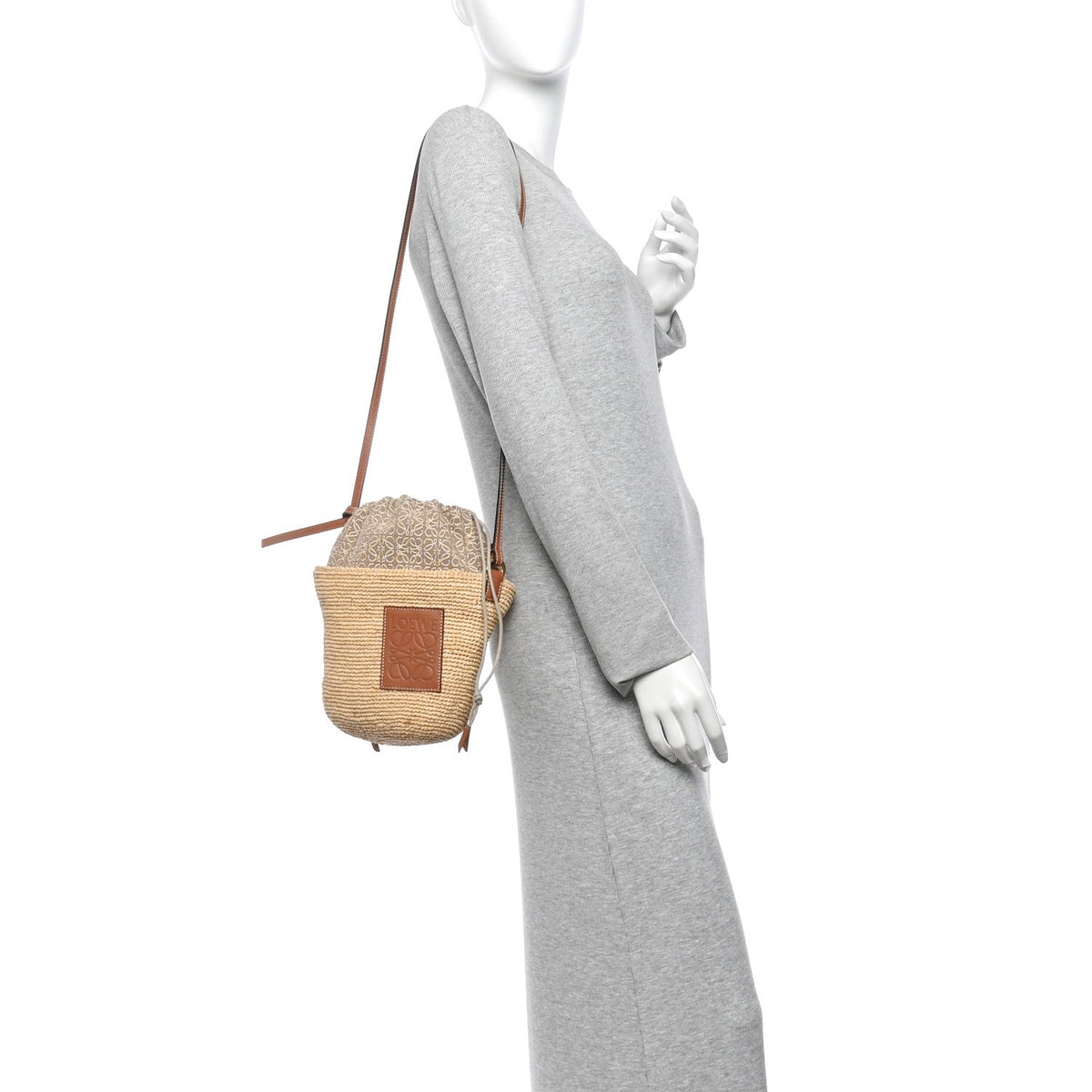 Calfskin Handbag - Natural