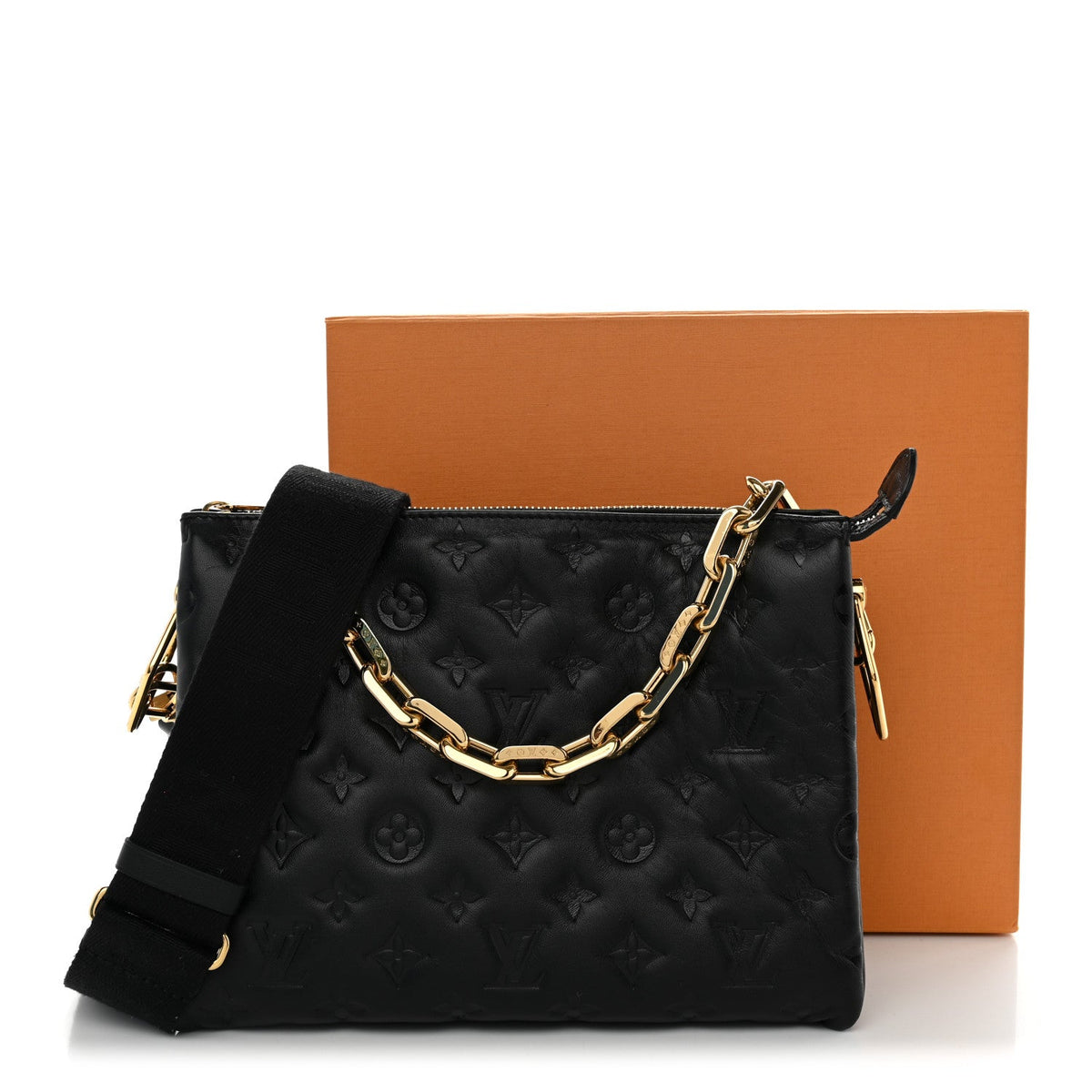 Lambskin Handbag - Black