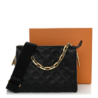 Lambskin Handbag - Black