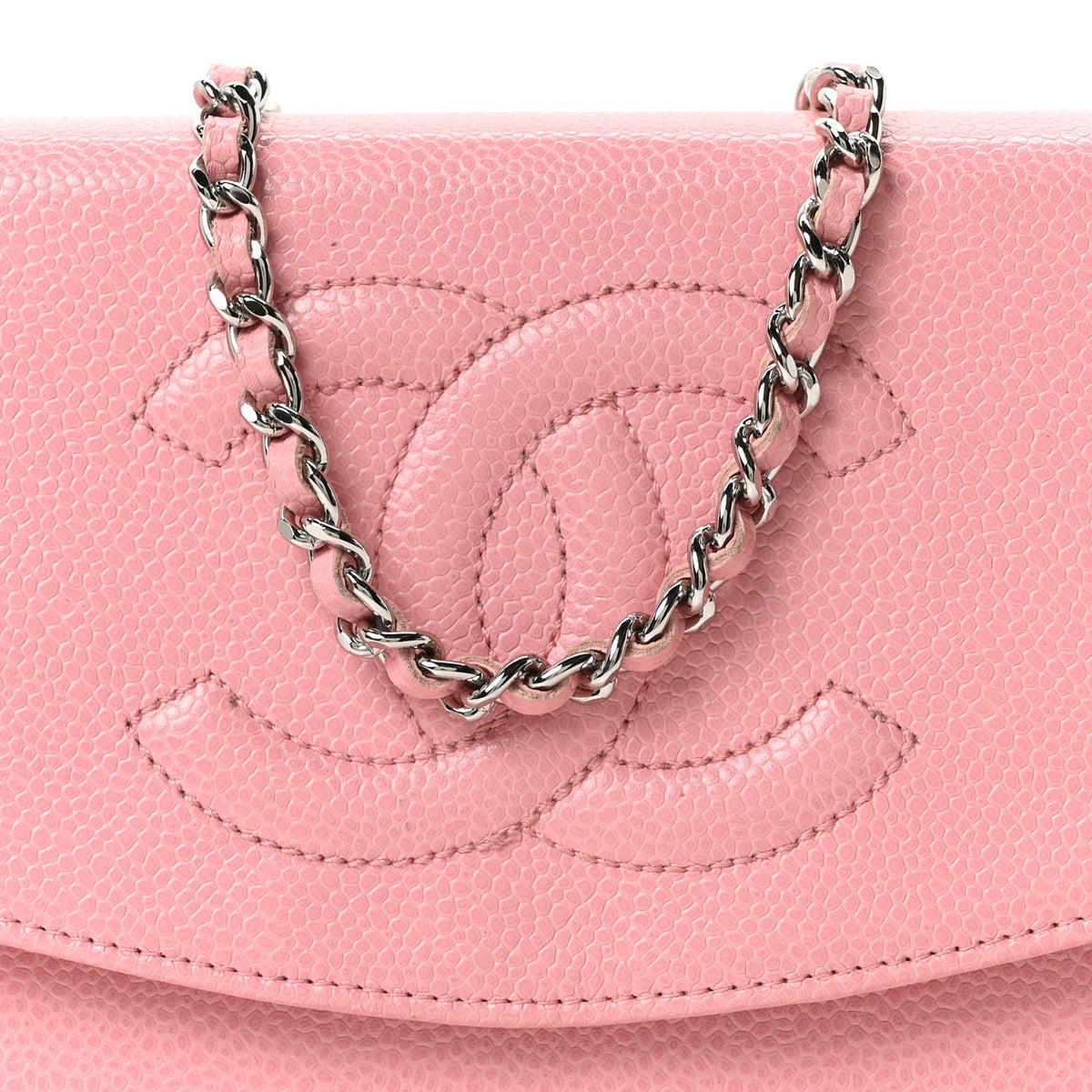 Caviar Wallet Bag - Pink