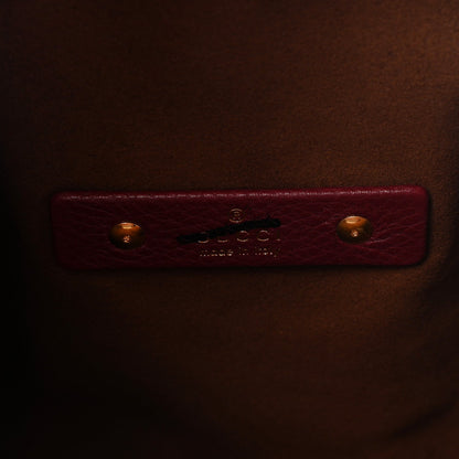Maxi Calfskin Shoulder Bag - Red
