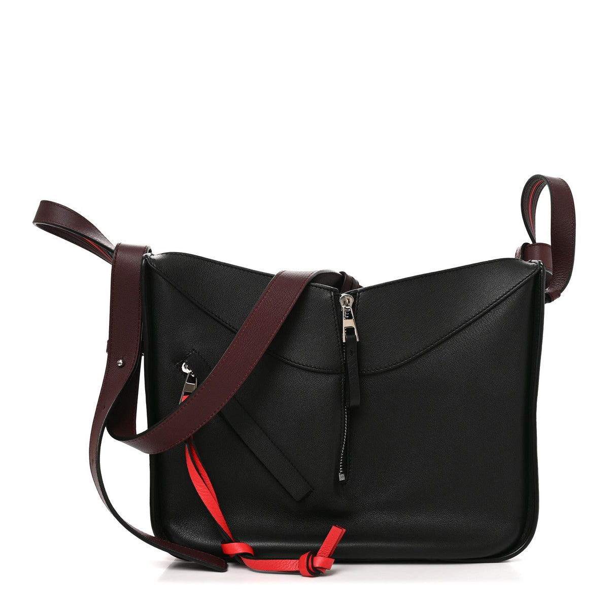 Medium Calfskin Shoulder Bag - Black