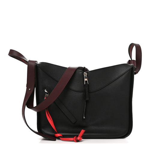 Medium Calfskin Shoulder Bag - Black