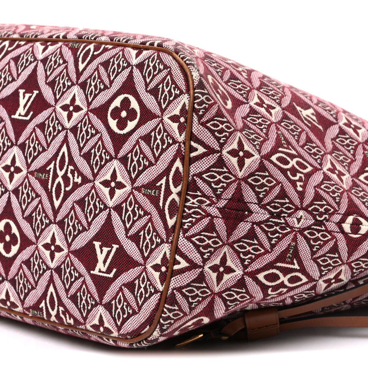 Jacquard Since 1854 Neverfull Mm Bordeau Handbag