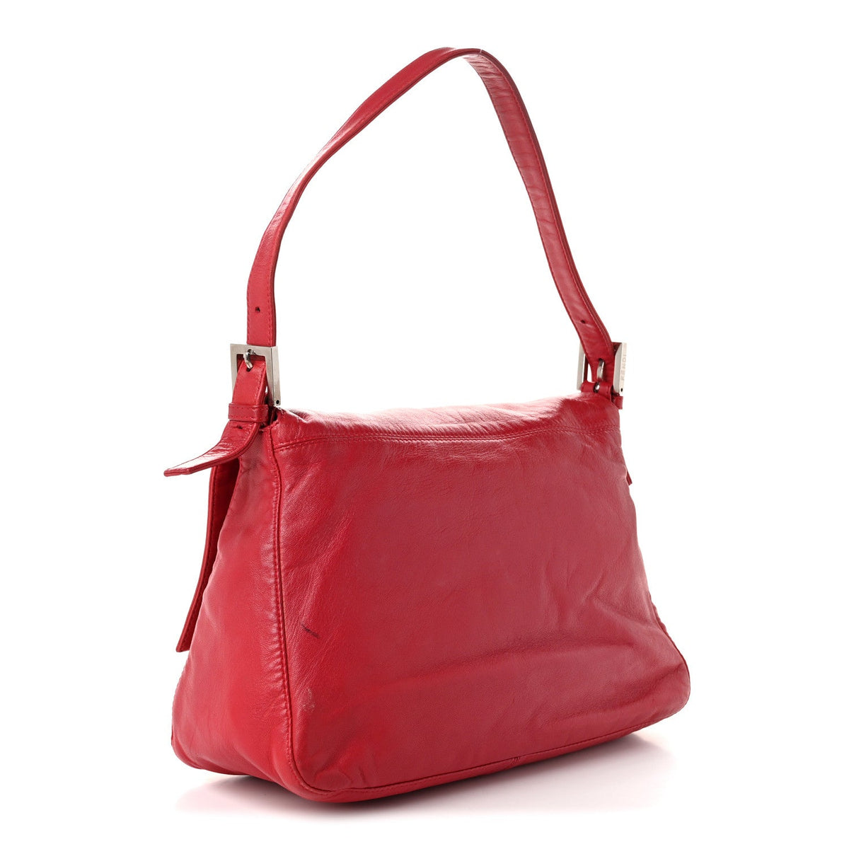 Calfskin Handbag - Red