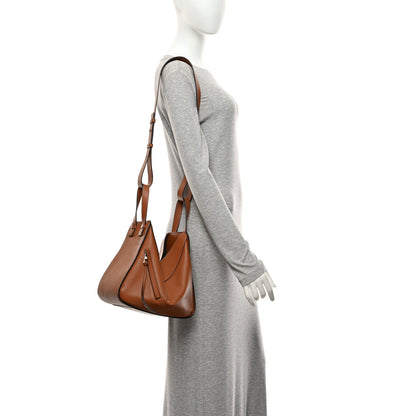 Small Calfskin Shoulder Bag - Tan