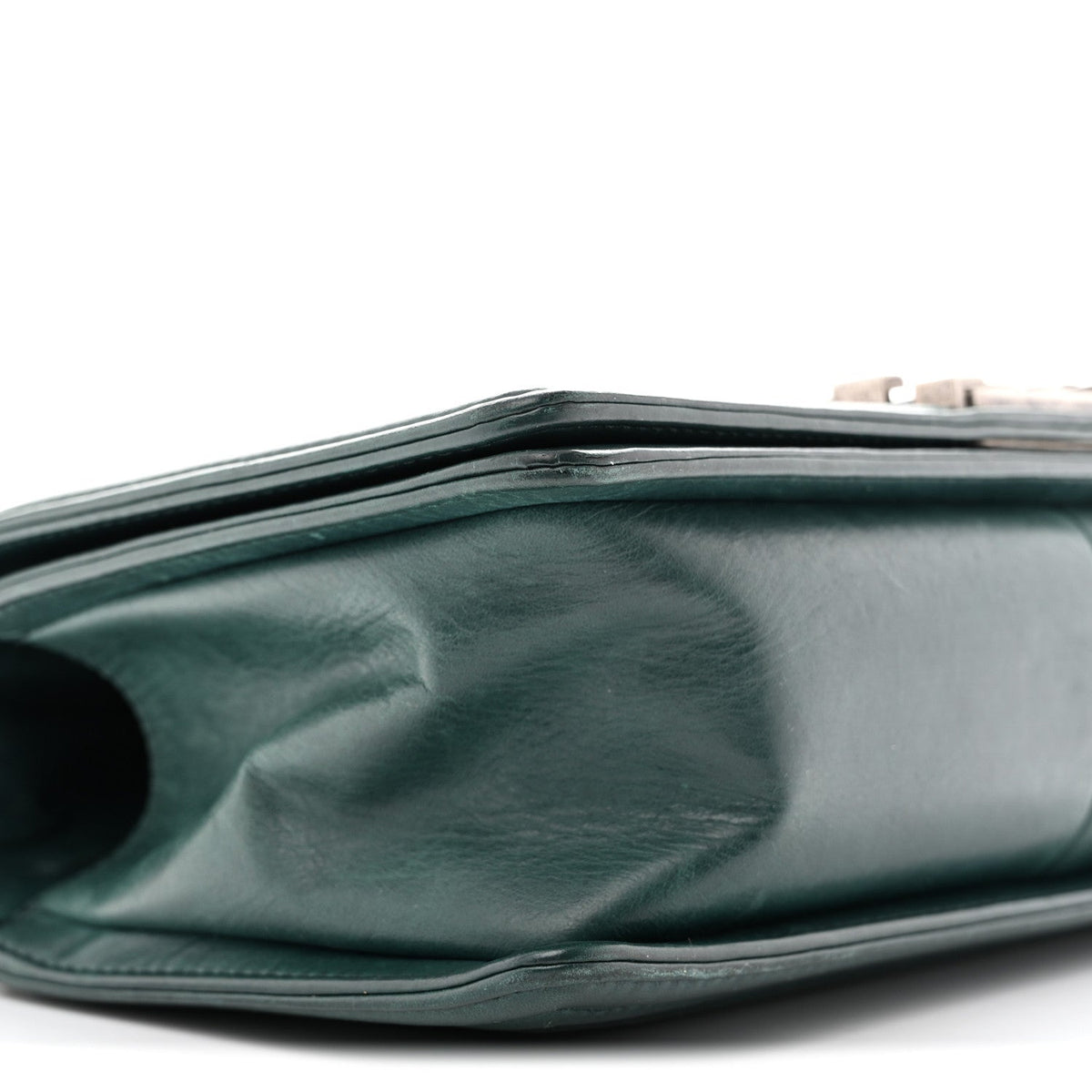 Medium Calfskin Flap Shoulder Bag - Green