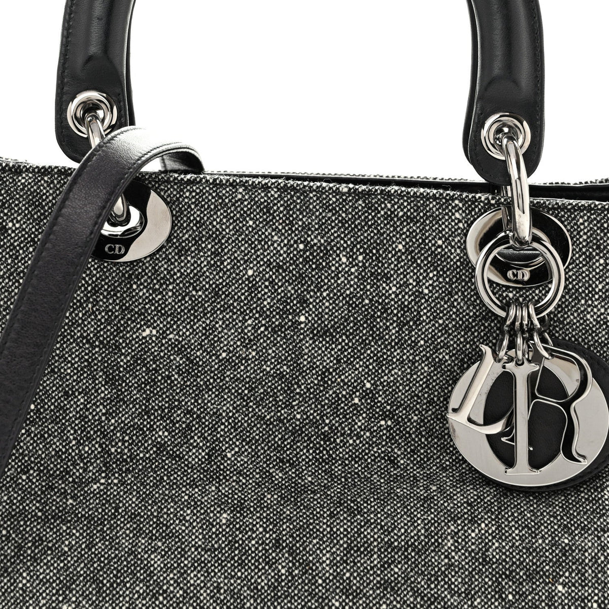 Medium Canvas Handbag - Black