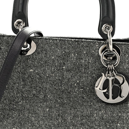 Medium Canvas Handbag - Black