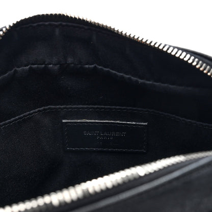 Small Lambskin Crossbody Bag - Black