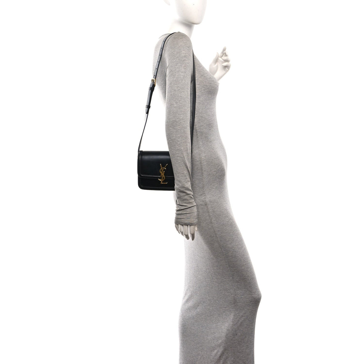 Small Calfskin Satchel Bag - Black