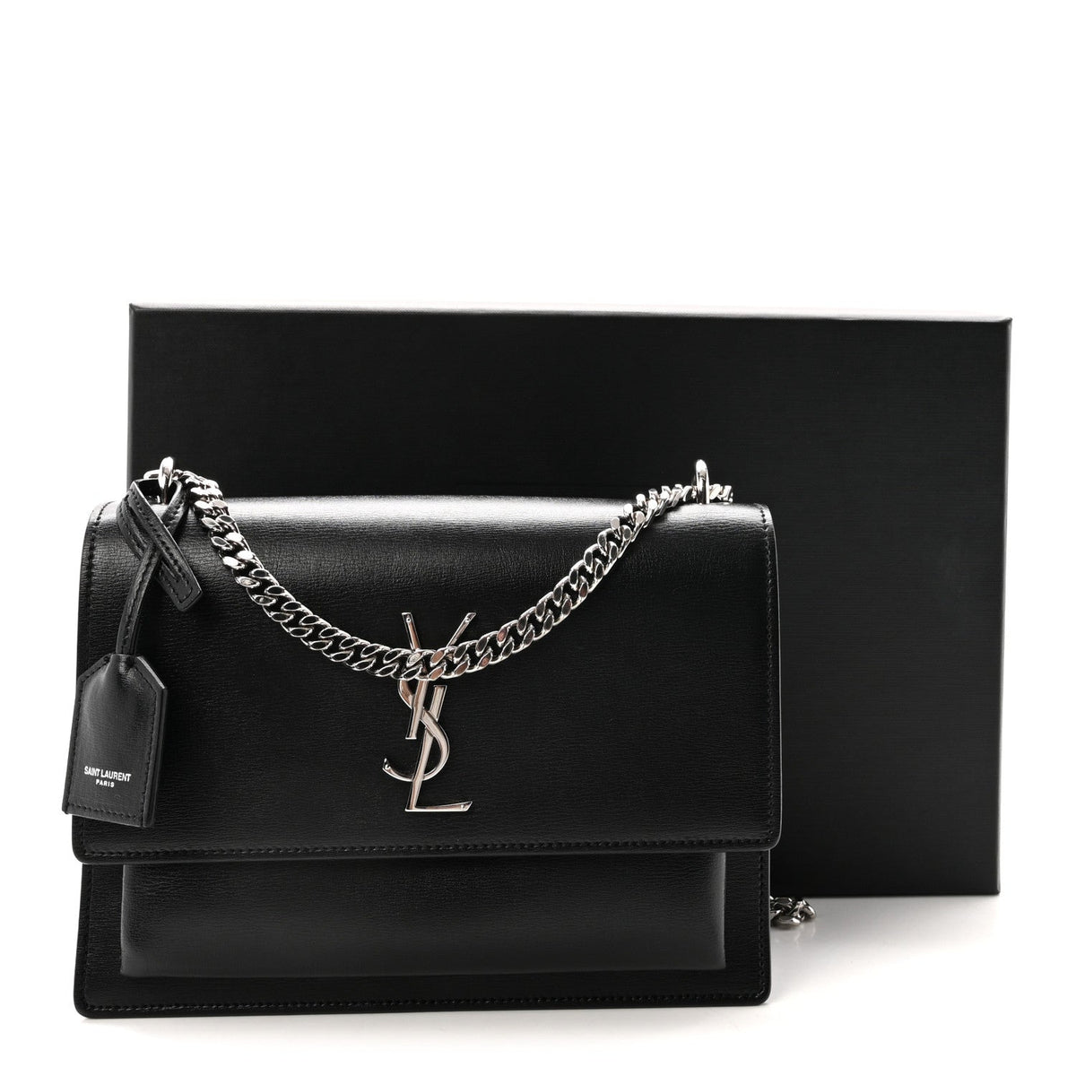Medium Calfskin Handbag - Black