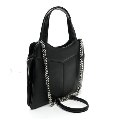 Small Calfskin Tote Bag - Black