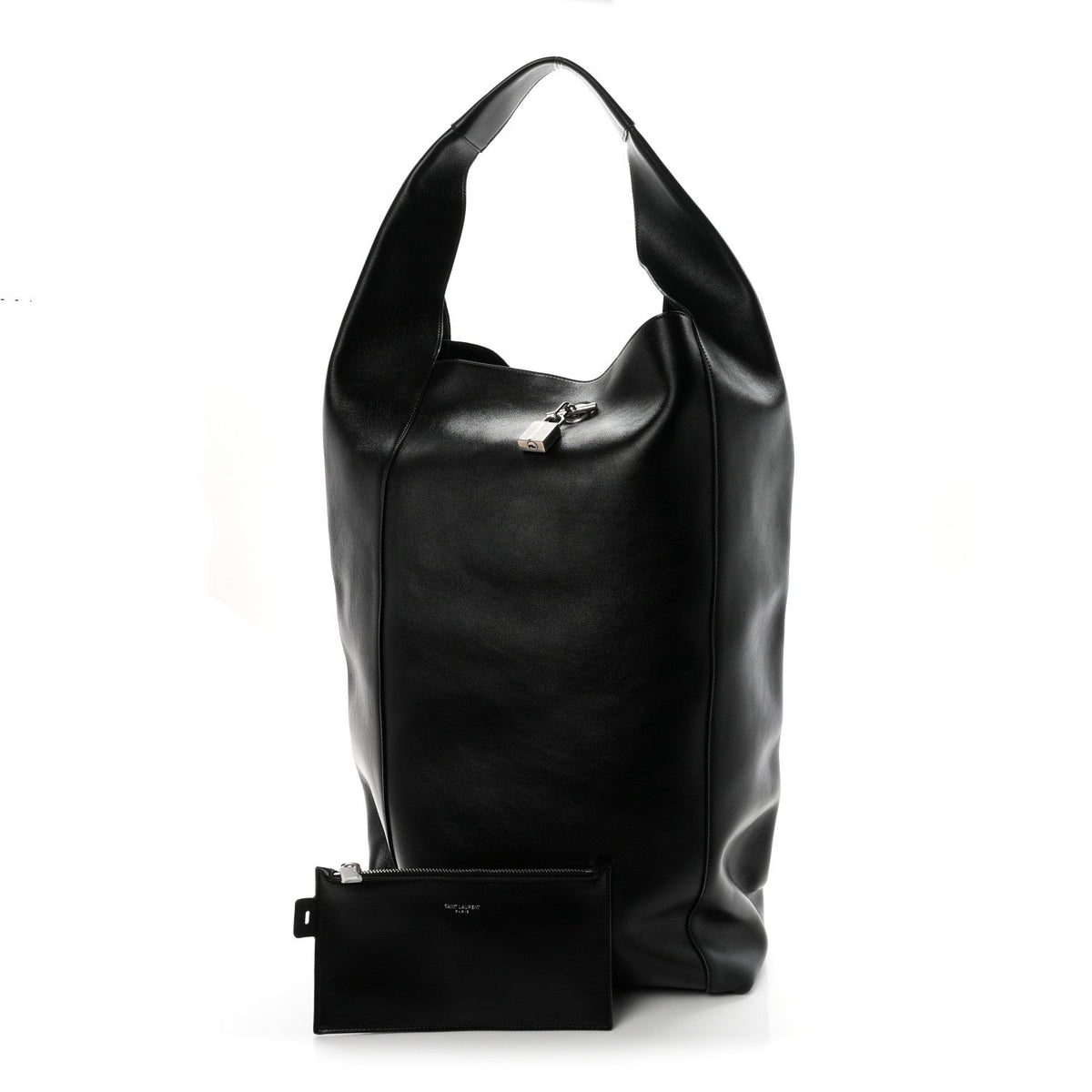 Large Calfskin Hobo Bag - Tan