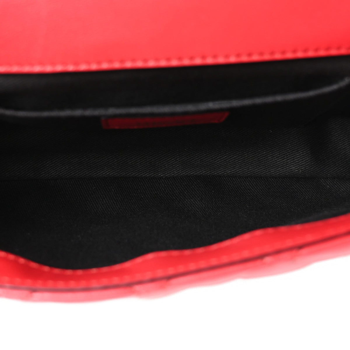 Quilted Nappa Crossbody Bag - Red
