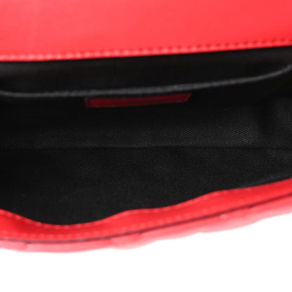 Quilted Nappa Crossbody Bag - Red