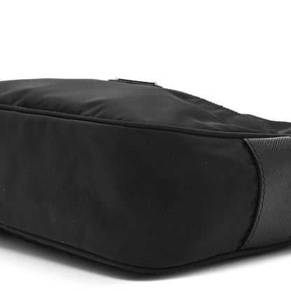 Nylon Shoulder Bag - Black