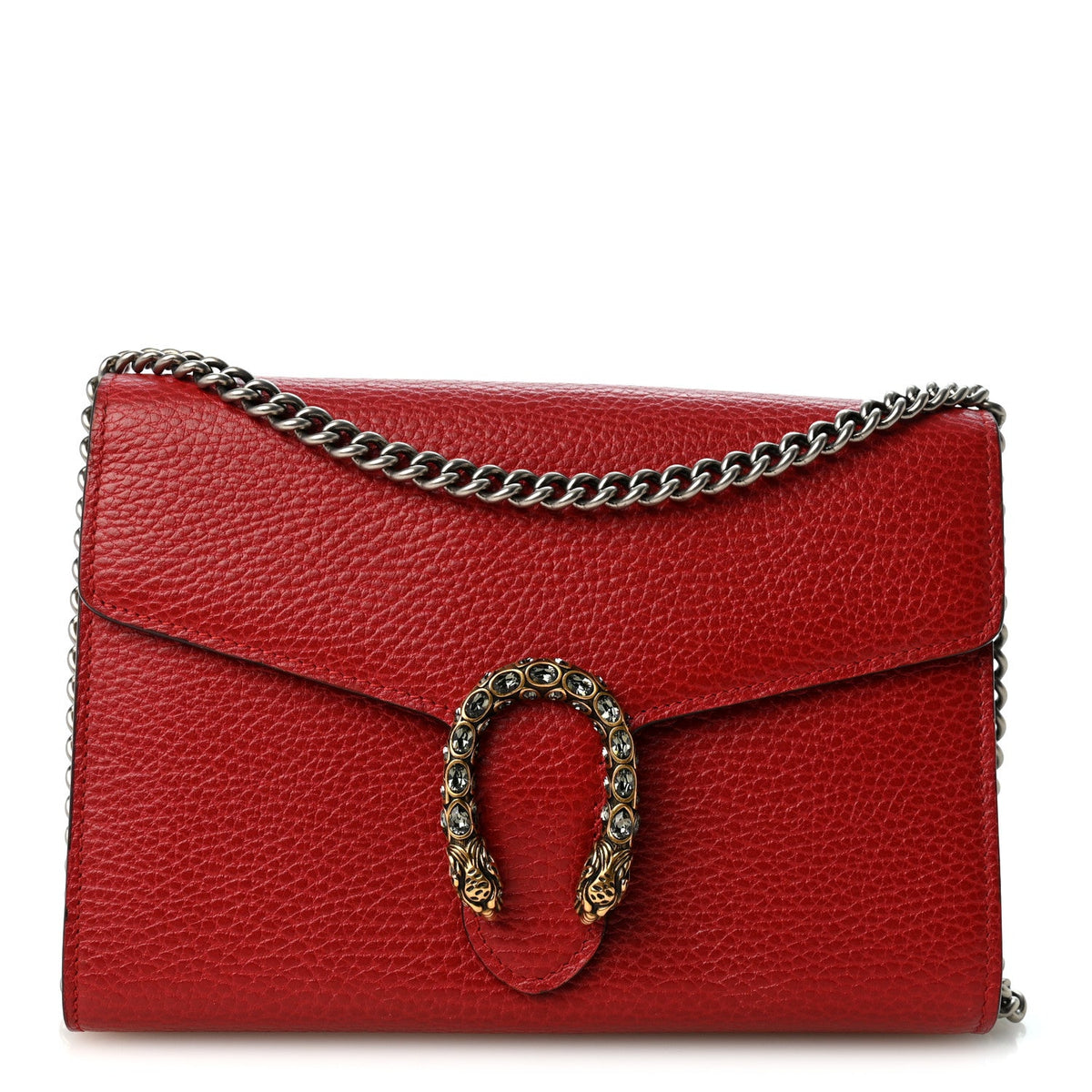 Mini Calfskin Wallet Bag - Red