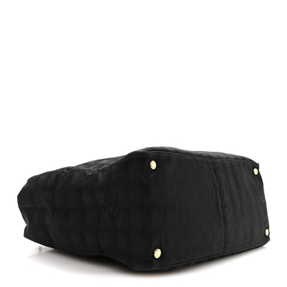Medium Nylon Tote Bag - Black