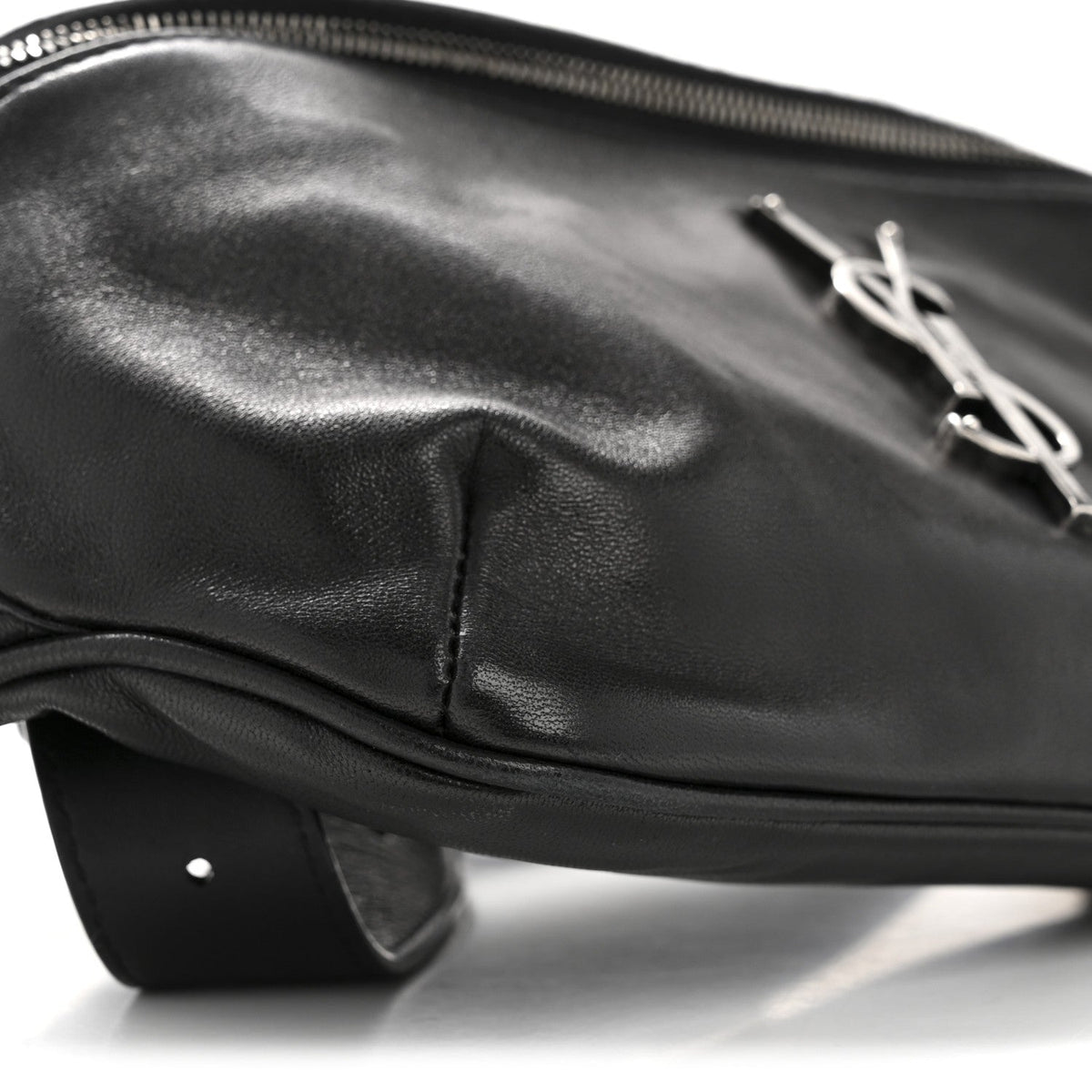 Calfskin Belt Bag - Black