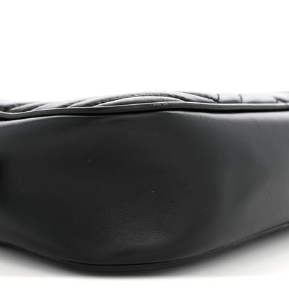 Small Calfskin Shoulder Bag - Black