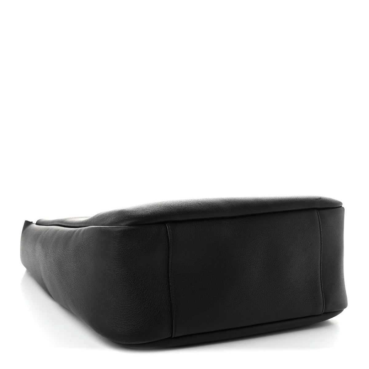 Large Calfskin Hobo Bag - Black