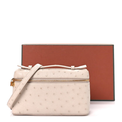 Loro Pianaostrich L19 Extra Pocket Pouch Pouch