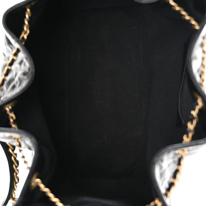 Medium Quilted Calfskin Handbag - Black