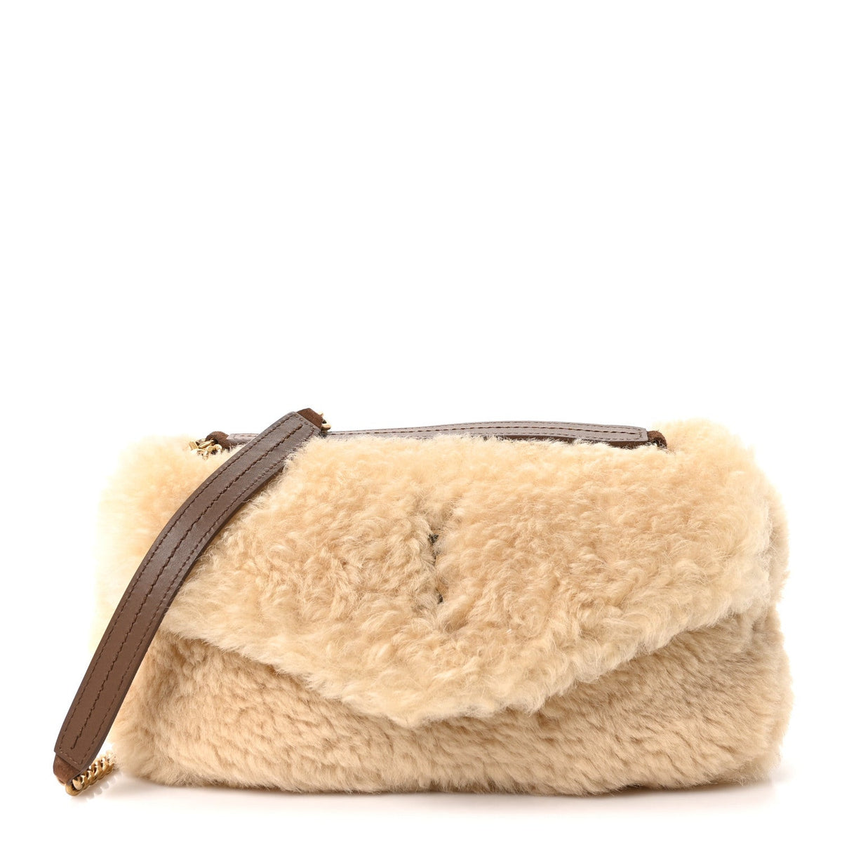 Shearling Crossbody Bag