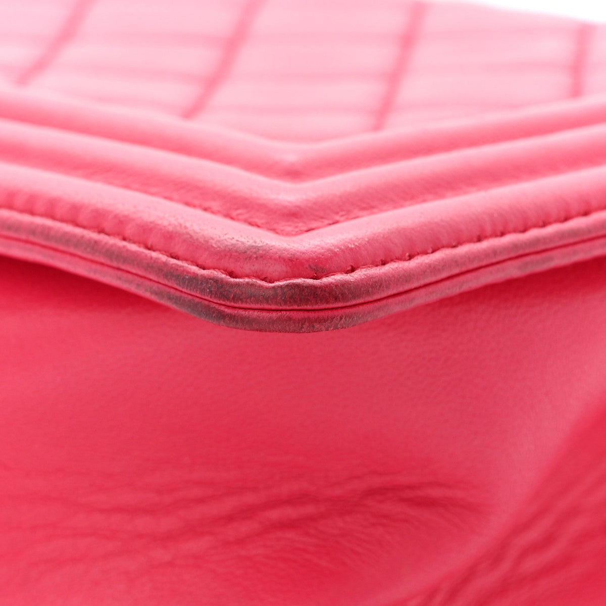 Medium Quilted Lambskin Flap Shoulder Bag