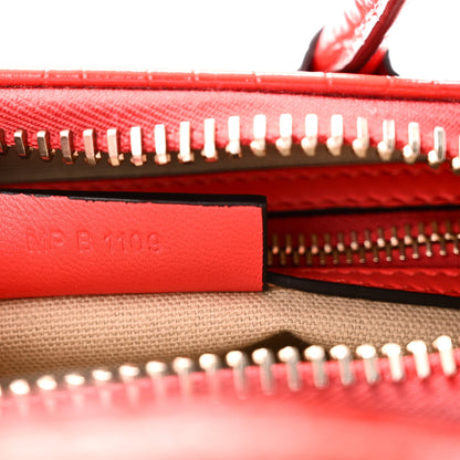 Mini Calfskin Handbag - Red
