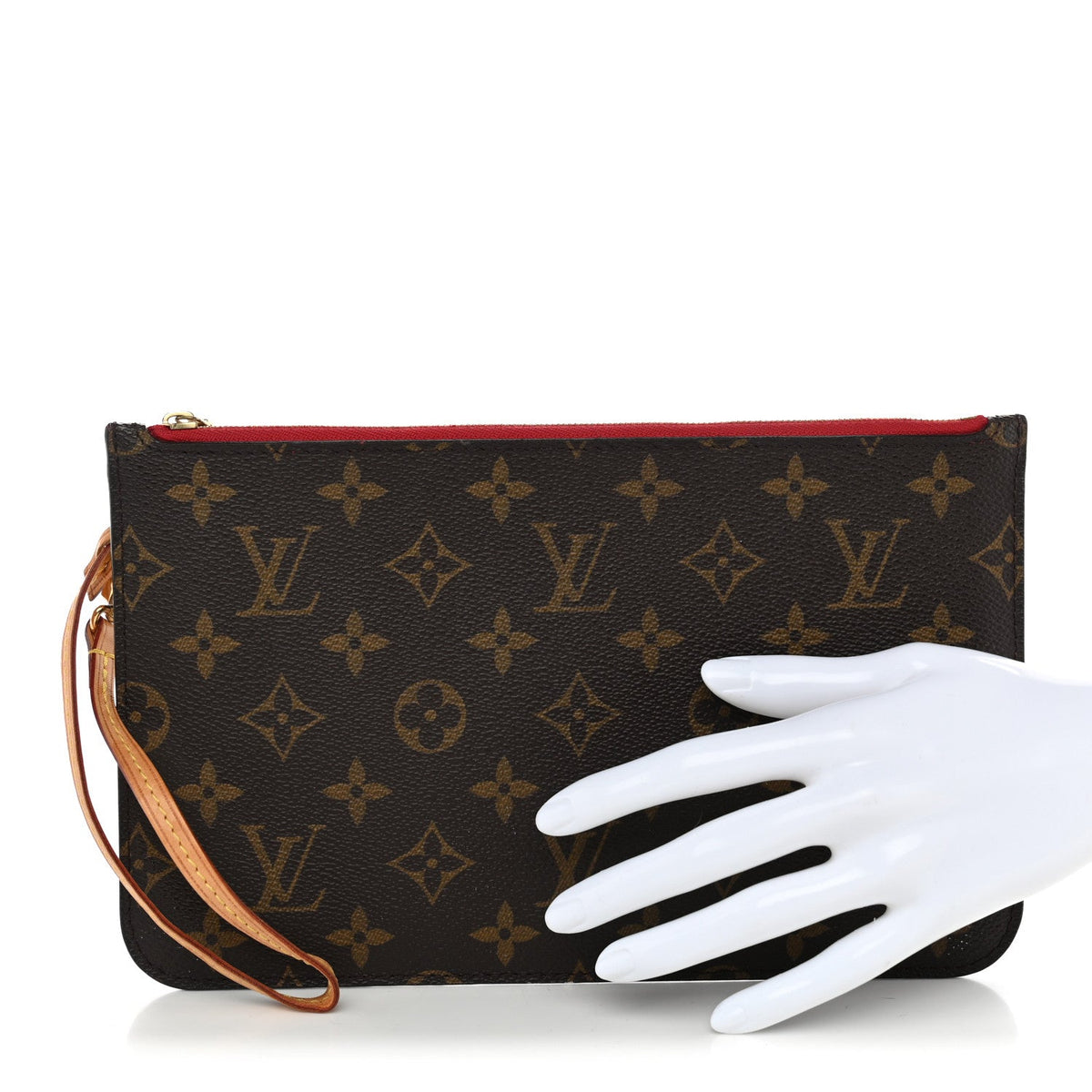 Monogram Neverfull Mm Gm Pochette Cherry Handbag