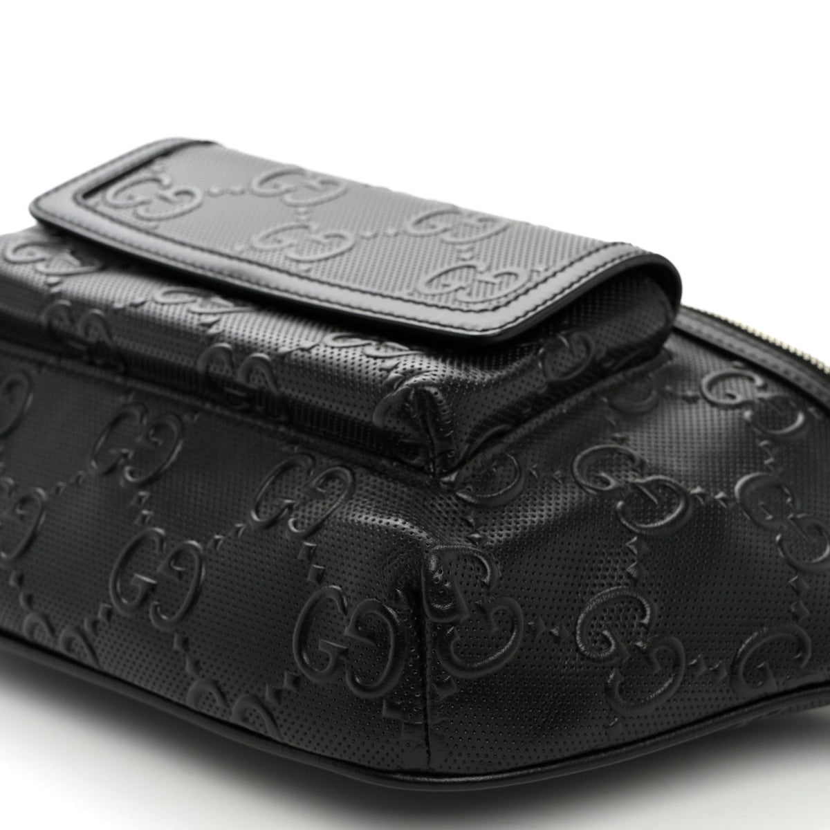 Calfskin Belt Bag - Black