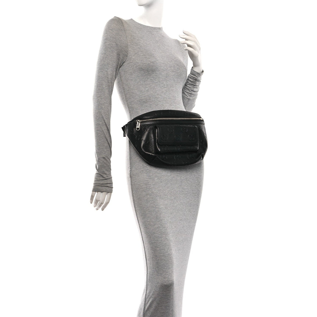 Calfskin Belt Bag - Black