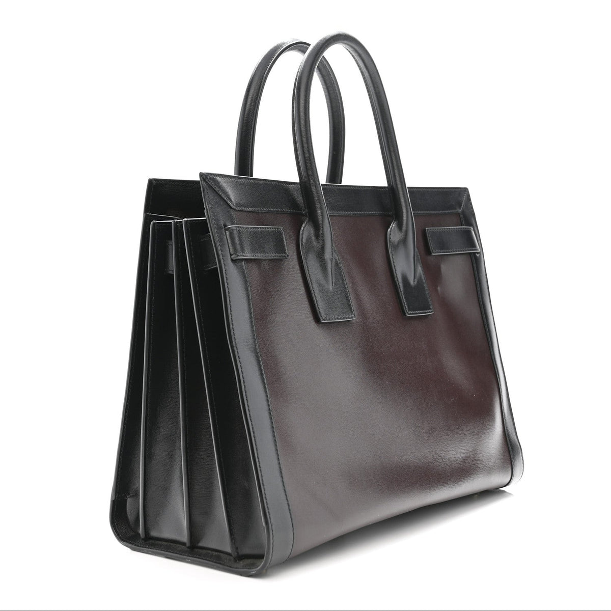 Small Calfskin Handbag - Black