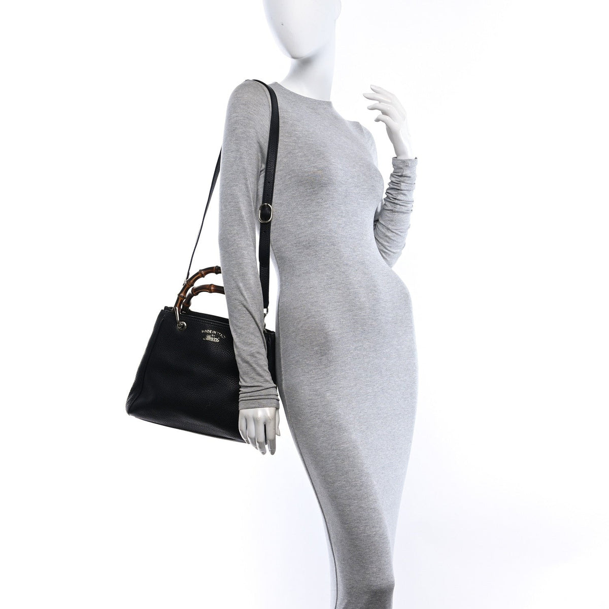 Small Calfskin Tote Bag - Black