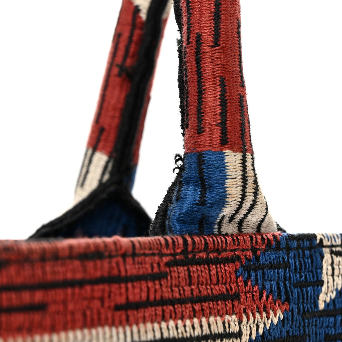 Large Canvas Tote Bag - Red