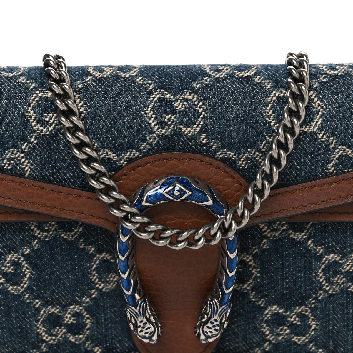 Mini Calfskin Shoulder Bag - Blue